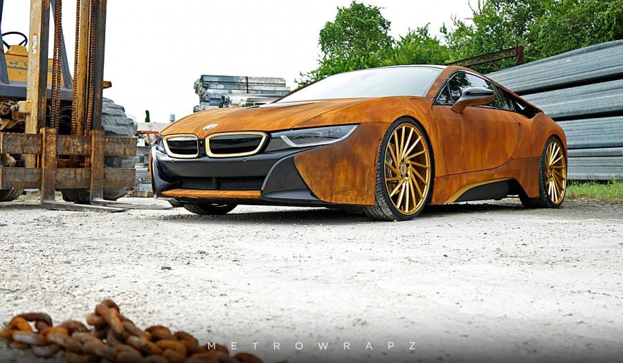  BMW i8 Austin Mahone Rusted by MetroWrapz 2016 года  (фото 3 из 8)
